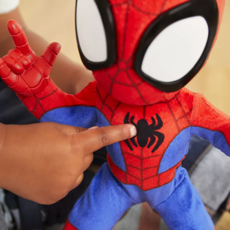 Marvel Spidey and His Amazing Friends Dance 'N Crawl Spidey, peluche interactivo con música y sonidos