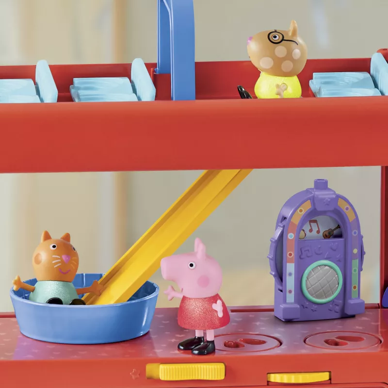 Peppa Pig 2 en 1 Party Bus, acción/aventura, 3 años, multicolor, plástico