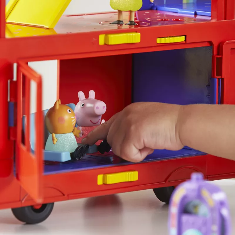 Peppa Pig 2 en 1 Party Bus, acción/aventura, 3 años, multicolor, plástico