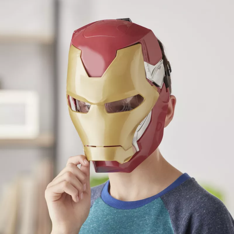Máscara Marvel Avengers Iron Man Flip FX, niño, máscara facial, 5 años, película, 1 ud.