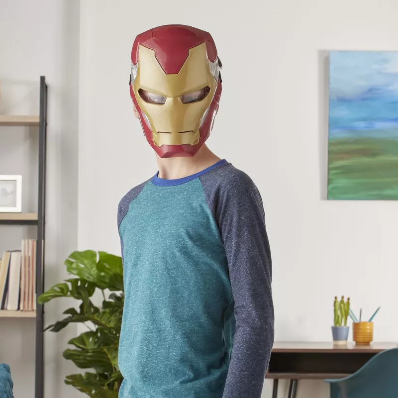 Máscara Marvel Avengers Iron Man Flip FX, niño, máscara facial, 5 años, película, 1 ud.