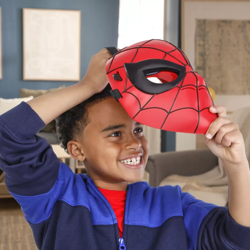 Máscara Marvel Spider-Man Glow FX, adultos y niños, máscara facial, 5 años, película, 1 ud.
