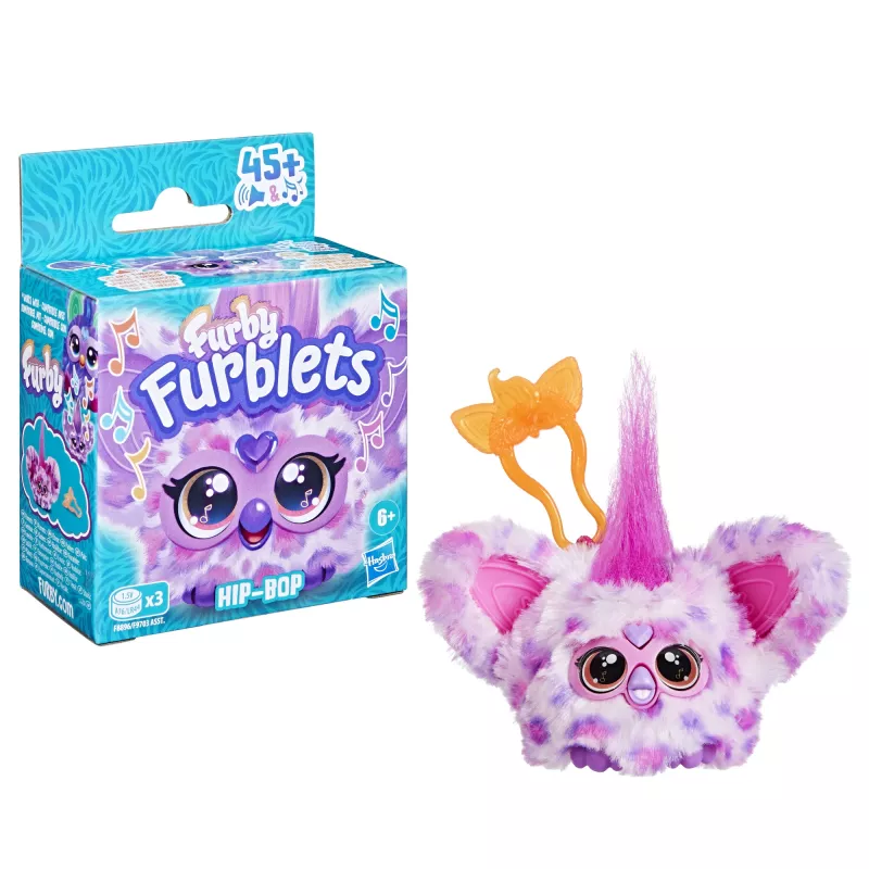 Furby Furblet Hip-Bop, figura de dibujos animados, 6 años, interactivo, reproduce sonidos, A76