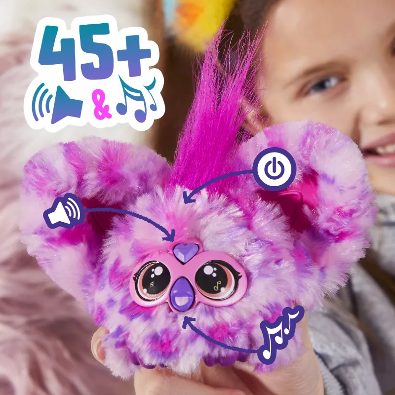 Furby Furblet Hip-Bop, figura de dibujos animados, 6 años, interactivo, reproduce sonidos, A76