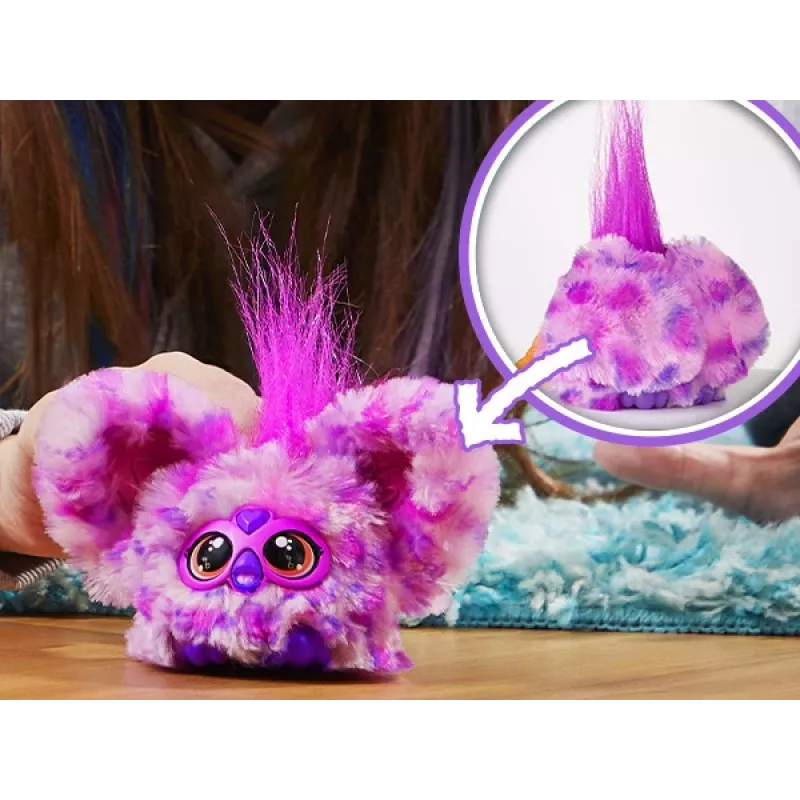 Furby Furblet Hip-Bop, figura de dibujos animados, 6 años, interactivo, reproduce sonidos, A76