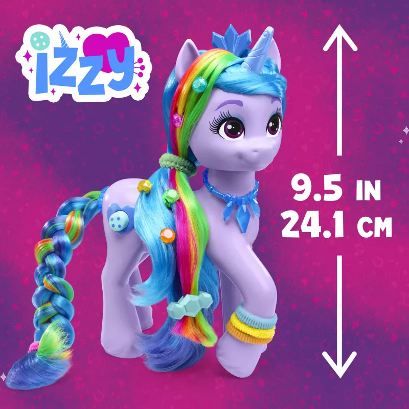 My Little Pony Izzy Moonbow, muñeca de moda, femenino, 3 años, niño/niña, 241 mm, 377 g