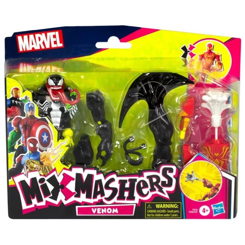 Marvel MixMashers Spider-Man Venom Mix-&-Match, 4 años, multicolor