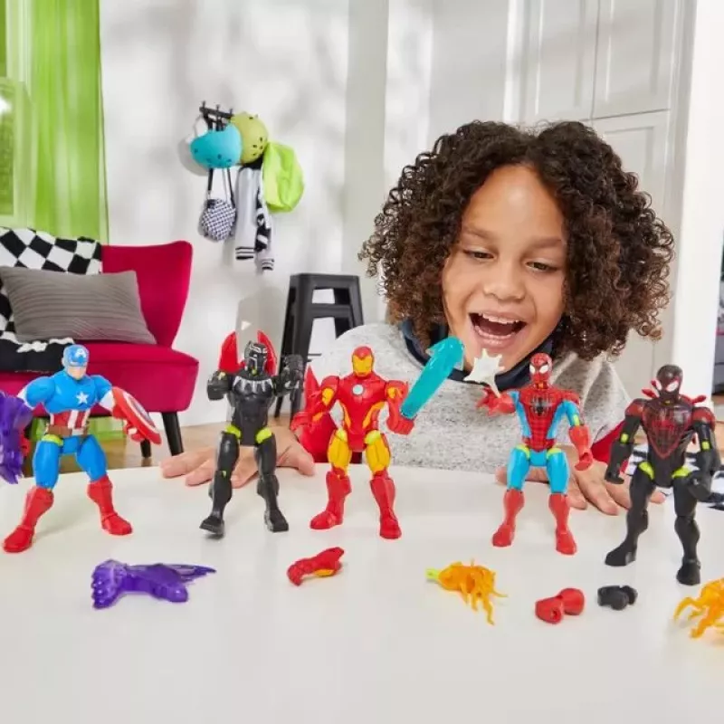 Marvel MixMashers Spider-Man Venom Mix-&-Match, 4 años, multicolor