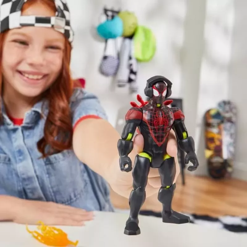 Marvel MixMashers Miles Morales Spider-Man Mix-And-Match, 4 años, multicolor