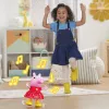 Peppa Pig Peppas Matschpfützen-Party muñeca bailarina musical, muñeca grande, femenino, 3 años, niño/niña, con sonido, 304,8 mm