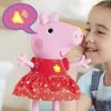 Peppa Pig Peppas Matschpfützen-Party muñeca bailarina musical, muñeca grande, femenino, 3 años, niño/niña, con sonido, 304,8 mm