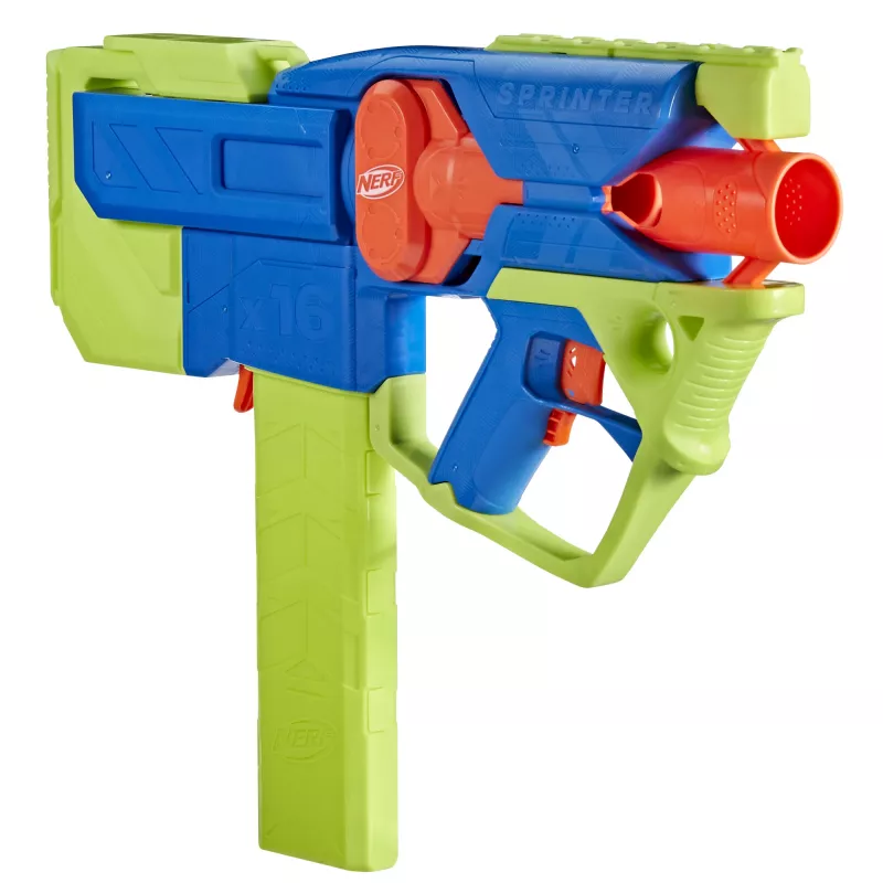 Lanzador de juguete Nerf N Series Sprinter F8625 azul verde naranja