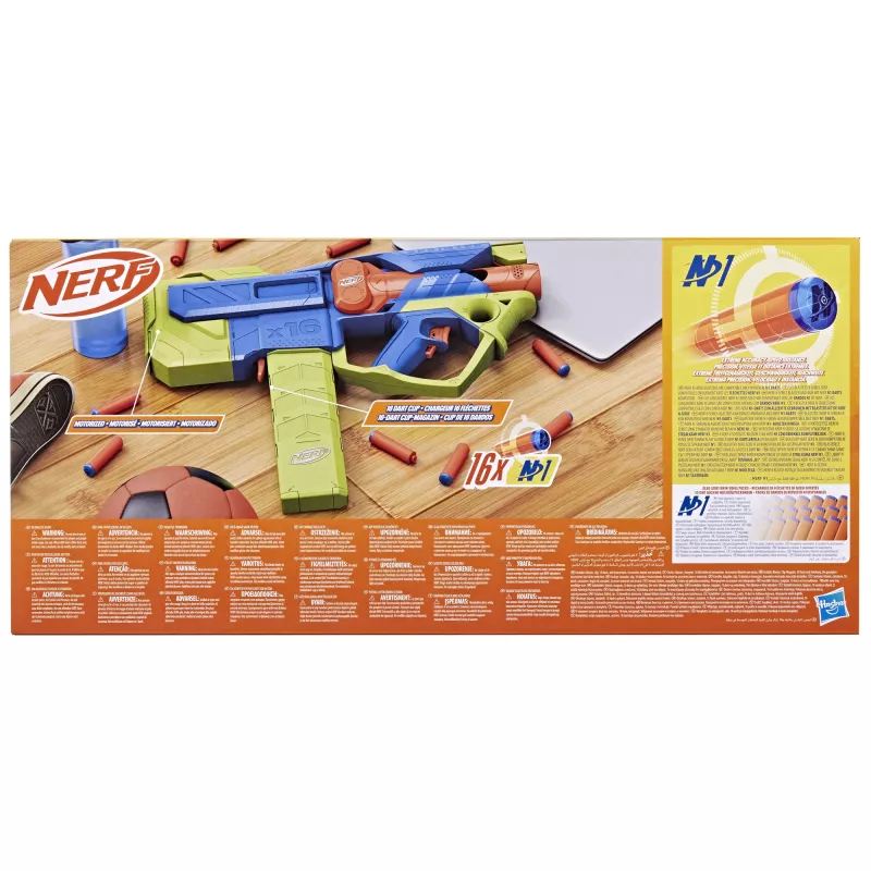 Lanzador de juguete Nerf N Series Sprinter F8625 azul verde naranja