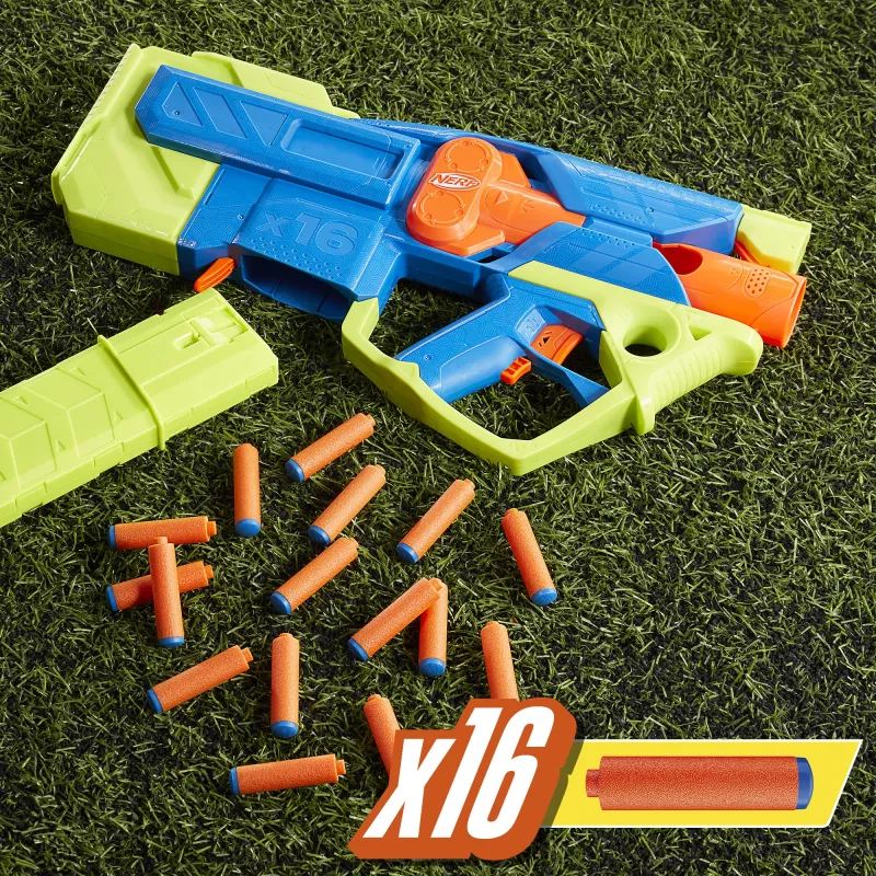 Lanzador de juguete Nerf N Series Sprinter F8625 azul verde naranja