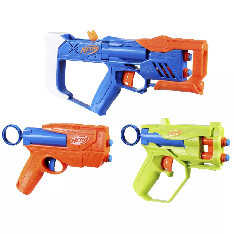 Nerf N Series Triple Action Pack, lanzador de juguete, 8 años