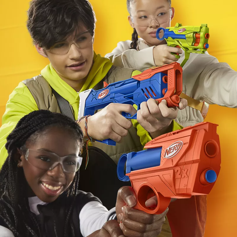 Nerf N Series Triple Action Pack, lanzador de juguete, 8 años