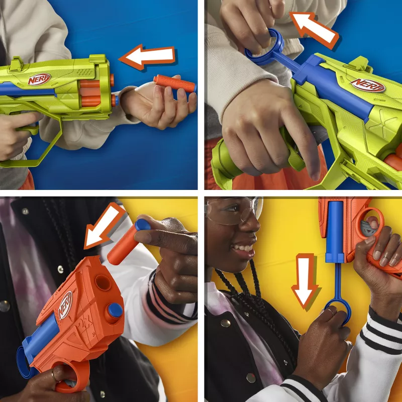 Nerf N Series Triple Action Pack, lanzador de juguete, 8 años