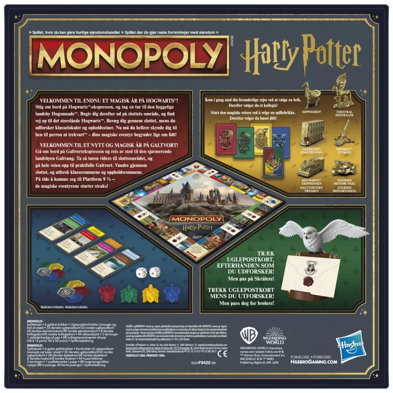 Monopoly Harry Potter juego de mesa simulación económica