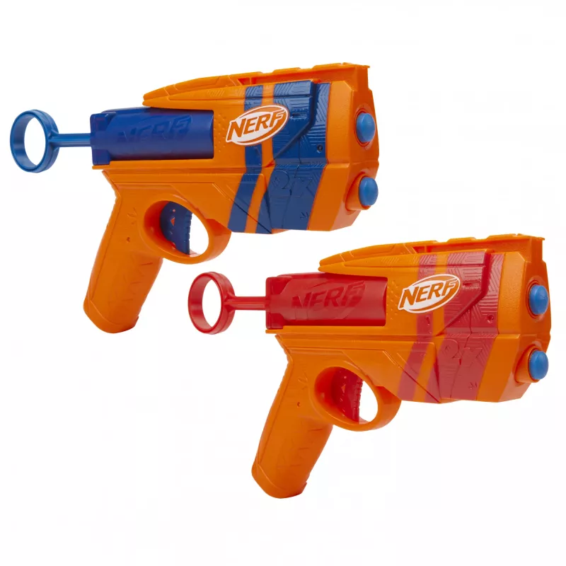 Set de lanzadores de juguete NERF Playset Dual Pack N Series G1492 con 2 lanzadores y dardos de espuma