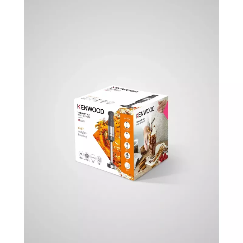Kenwood Triblade XL+ HBM60.307GY batidora de mano, 1000 W, gris