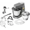 Robot de cocina Kenwood KWL90.164SI — 1400 W, bol de acero inoxidable de 7 L, plata, báscula integrada
