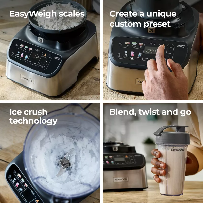 Kenwood FDM73.850SS robot de cocina 1000 W 3 L gris con báscula integrada