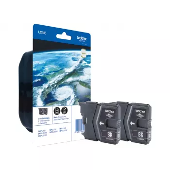Brother LC-985BKBP2DR cartucho de tinta 2 uds. original estándar negro