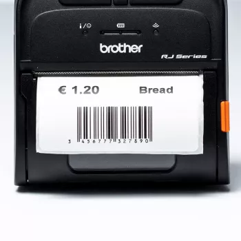 Brother - 76 x 44 mm 70 etiqueta(s) (1 rollo(s) x 70 rollo de etiquetas (pack de 24) - para RuggedJet RJ-3055WB (BDE1J044076040)