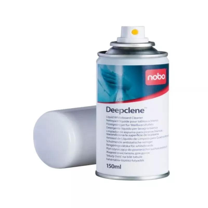 Nobo Deepclene spray limpiador de pizarra blanca 200ml, 150 ml, spray limpiador de pizarra, 1 ud.