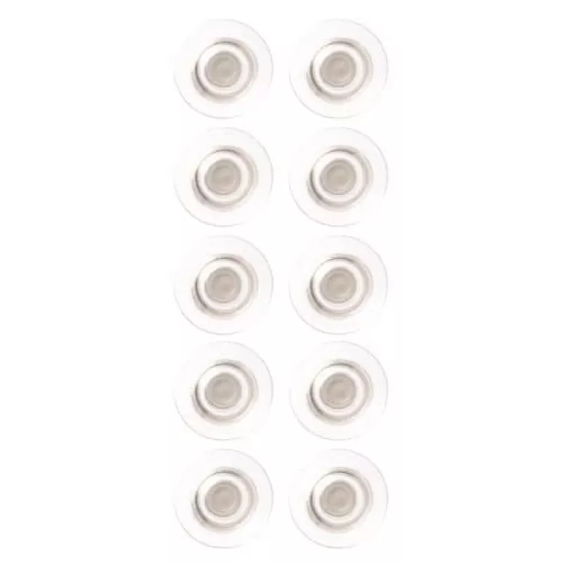 Nobo imanes para pizarra blanca de vidrio ⌀32mm, imán de pizarra, plata, transparente, 32 mm, 32 mm, 9,2 mm, 96 g