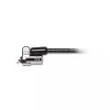 Candado para portátil Kensington K:Laptop LockMicroSaver 2.0 SK, Kensington, llave, acero inoxidable, negro, plateado