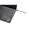 Candado para portátil Kensington K:Laptop LockMicroSaver 2.0 SK, Kensington, llave, acero inoxidable, negro, plateado