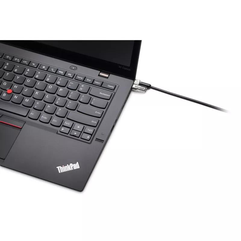 Candado para portátil Kensington K:Laptop LockMicroSaver 2.0 SK, Kensington, llave, acero inoxidable, negro, plateado