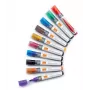 Rotuladores de tinta líquida para pizarra blanca Nobo, punta redonda, pack de 10, 10 uds., multicolor, punta redonda, colores surtidos, 3 mm, 38 mm