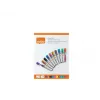 Rotuladores de tinta líquida para pizarra blanca Nobo, punta redonda, pack de 10, 10 uds., multicolor, punta redonda, colores surtidos, 3 mm, 38 mm
