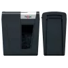 Destructora de papel Rexel Secure MC6 Whisper-Shred, microcorte P5, microcorte, 2 x 15 mm, 18 L, 175 hojas, 55 dB, botones