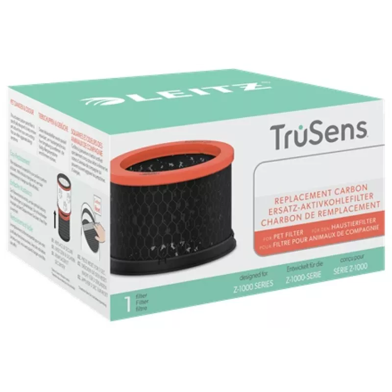 Filtro de carbón de repuesto Leitz para filtro para mascotas pequeño TruSens Z-1000, 1 ud.