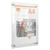 Marco de pared de acrílico transparente para póster A4 Nobo Premium Plus
