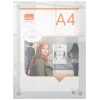 Marco de pared de acrílico transparente para póster A4 Nobo Premium Plus