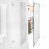 Soporte de pared de acrílico transparente para marcos de póster intercambiables A4 Nobo Premium Plus