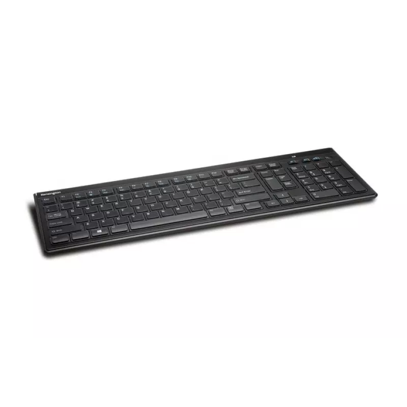 Teclado Kensington AdvanceFit inalámbrico negro Bélgica, tamaño completo (100%), inalámbrico, RF inalámbrico, AZERTY, negro