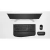 Teclado Kensington AdvanceFit inalámbrico negro Bélgica, tamaño completo (100%), inalámbrico, RF inalámbrico, AZERTY, negro