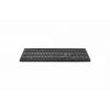 Teclado Kensington AdvanceFit inalámbrico negro Bélgica, tamaño completo (100%), inalámbrico, RF inalámbrico, AZERTY, negro