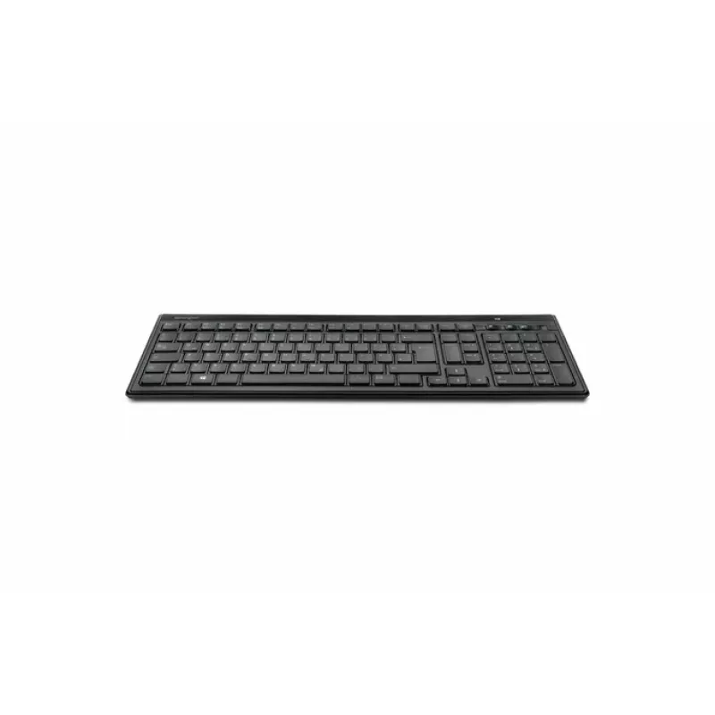 Teclado Kensington AdvanceFit inalámbrico negro Bélgica, tamaño completo (100%), inalámbrico, RF inalámbrico, AZERTY, negro