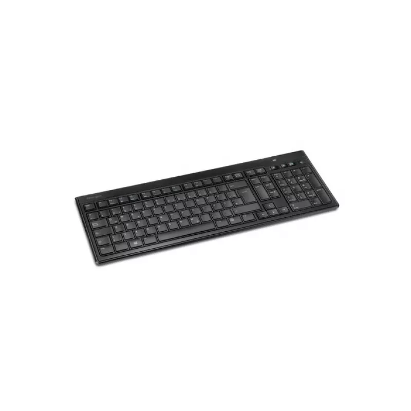 Teclado Kensington AdvanceFit inalámbrico negro Bélgica, tamaño completo (100%), inalámbrico, RF inalámbrico, AZERTY, negro