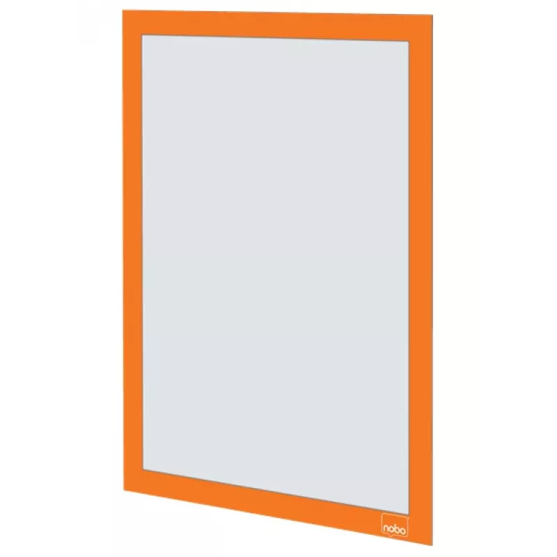 Soporte adhesivo magnético para póster A4 Nobo, naranja