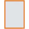 Marco adhesivo magnético para póster A3 Nobo, naranja, A3, naranja, vertical/horizontal, 235 mm, 10 mm, 450 mm