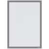 Marco adhesivo magnético para póster A3 Nobo, plateado, A3, gris, vertical/horizontal, 235 mm, 10 mm, 450 mm