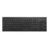 Kensington K75561BE, tamaño completo (100%), inalámbrico, RF inalámbrico, membrana, AZERTY, negro