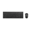 Kensington K75562BE, inalámbrico, RF inalámbrico, membrana, AZERTY, negro, ratón incluido